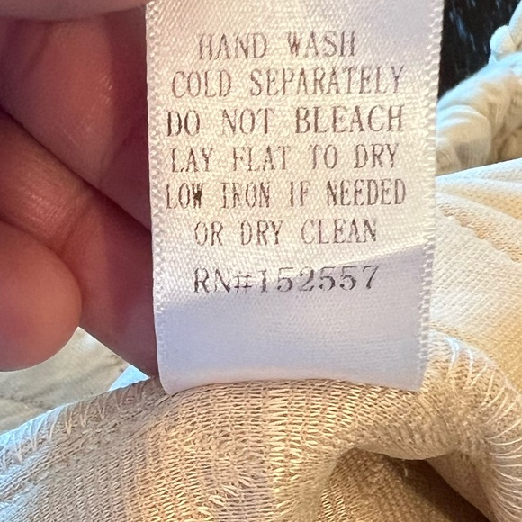 🏷️ NWT Palogram Textured Straight Leg Pant in Sand - Picture 11 of 12